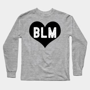 BLM - Black Lives Matter Black Heart Long Sleeve T-Shirt